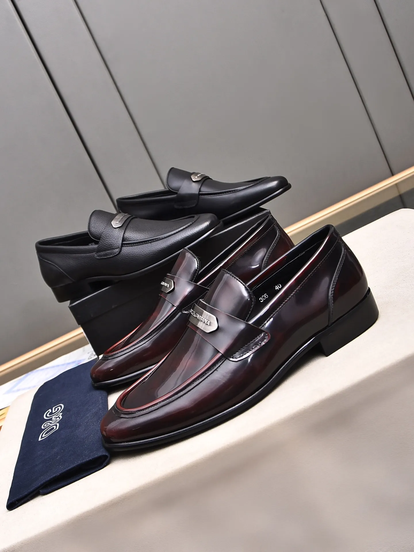 👍👍Men's shoes💰480 **Boutique recommendation**DG**The latest business formal leather shoes, official website synchronization, top version on the market, purely handmade. Fabric: imported calfskin with water-dyed cow lining 38, 39, 40, 41, 42, 43, 44 (customized at 45
